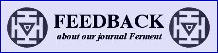 Feedback about our journal Ferment